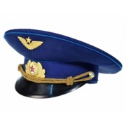 Фуражка офицерская ВВС синего цвета
