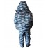 Костюм зимний (куртка+ полукомбинезон) тк. Оксфорд расцветка КМФ (серый)